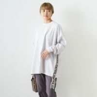 WHITE&&モデル身長：160cm 着用サイズ：ONE SIZE&&