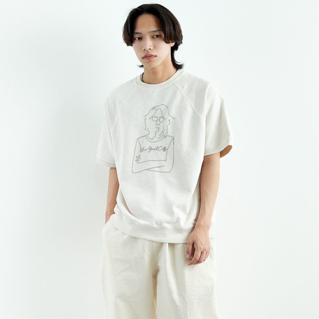 OFF&&モデル身長：179cm 着用サイズ：L&&