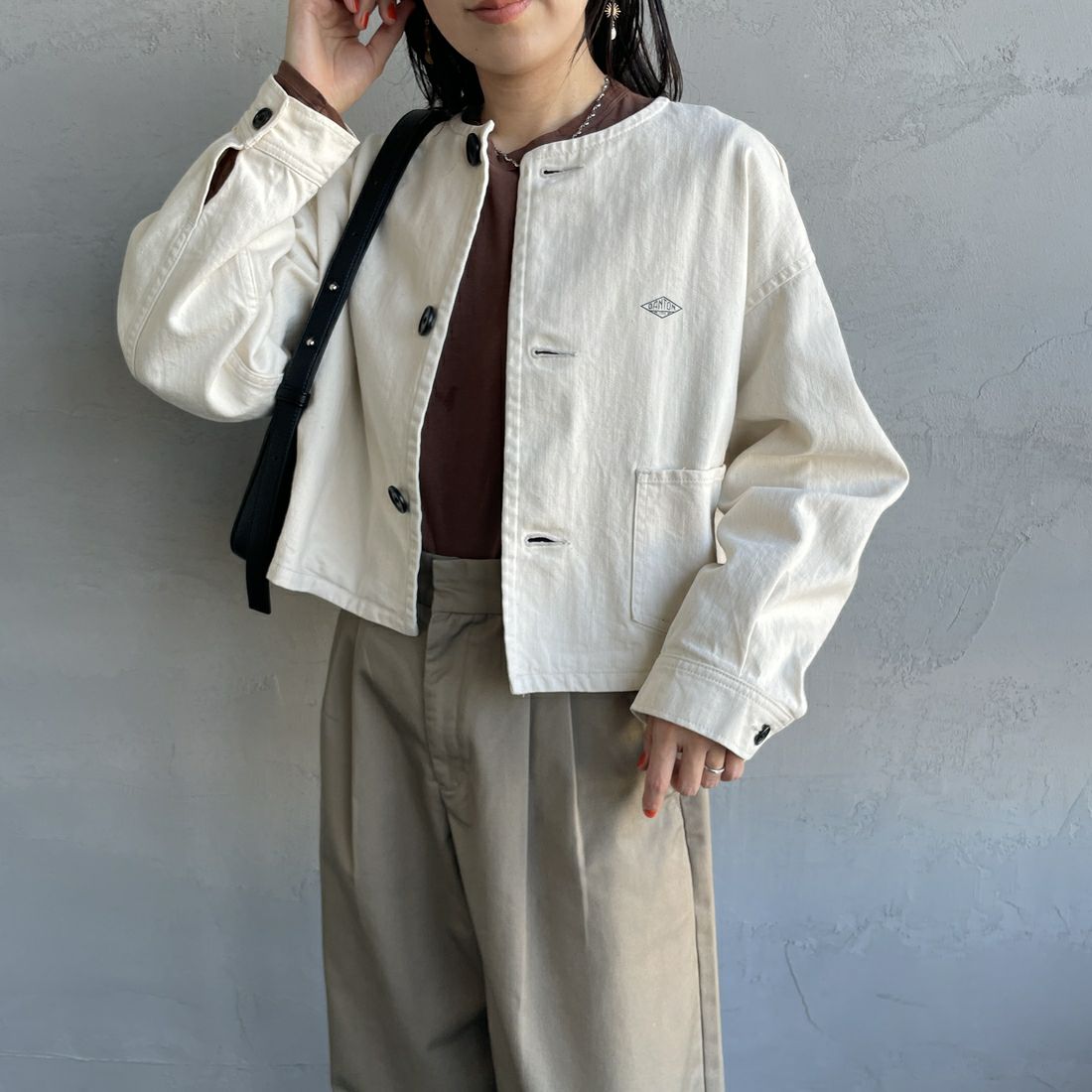 ECRU&&モデル身長：160cm 着用サイズ：38&&