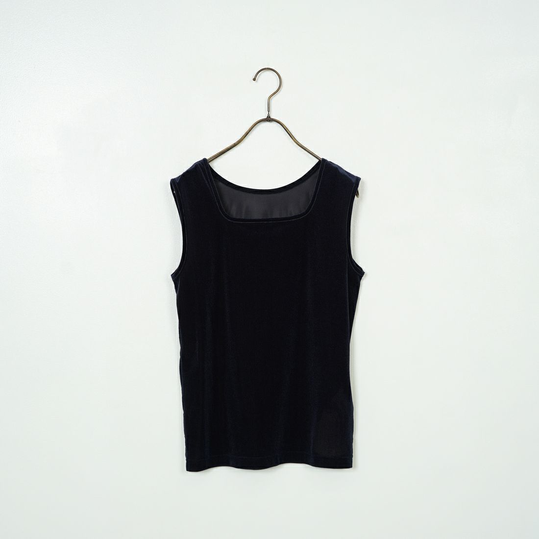 Jeans Factory Clothes [ジーンズファクトリークローズ] 前後2WAY シアーベロア ノースリーブカットソー [21254065] 076 ﾈｲﾋﾞｰ