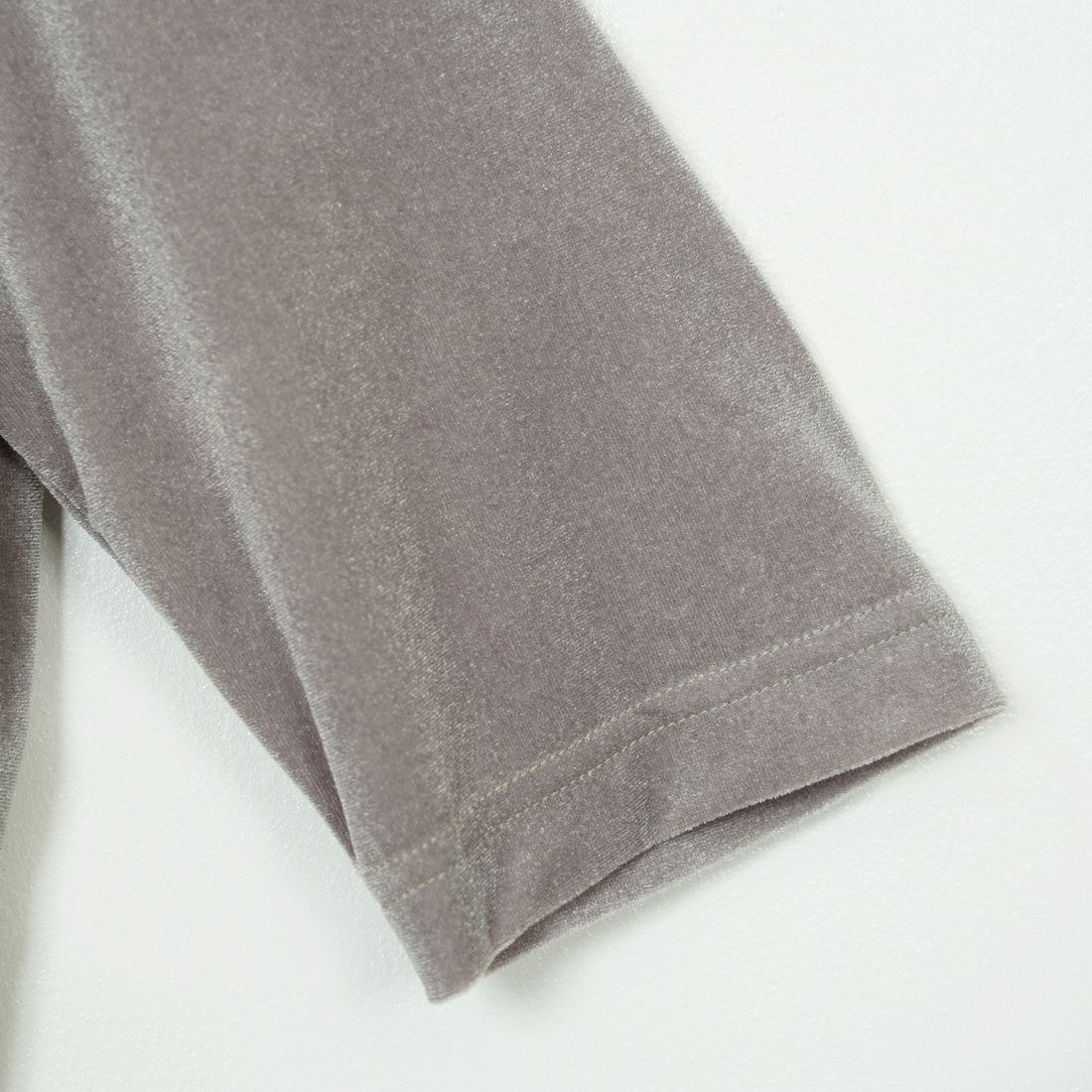 Jeans Factory Clothes [ジーンズファクトリークローズ] シアーベロア ショートスリーブカットソー [21254064] 001 ｸﾞﾚｰ