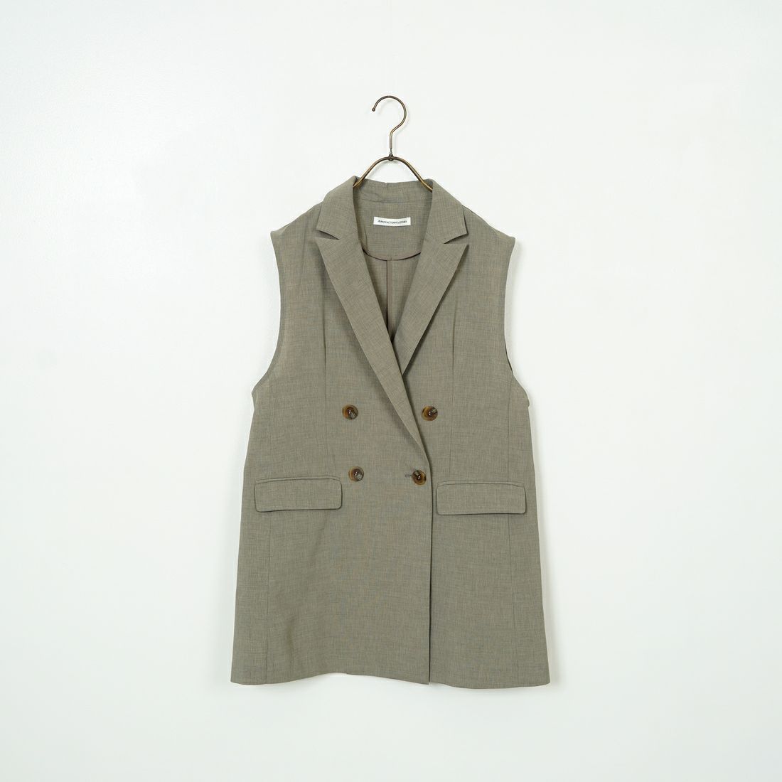 Jeans Factory Clothes [ジーンズファクトリークローズ] ミドルジレ [21254054] 001 ｸﾞﾚｰ