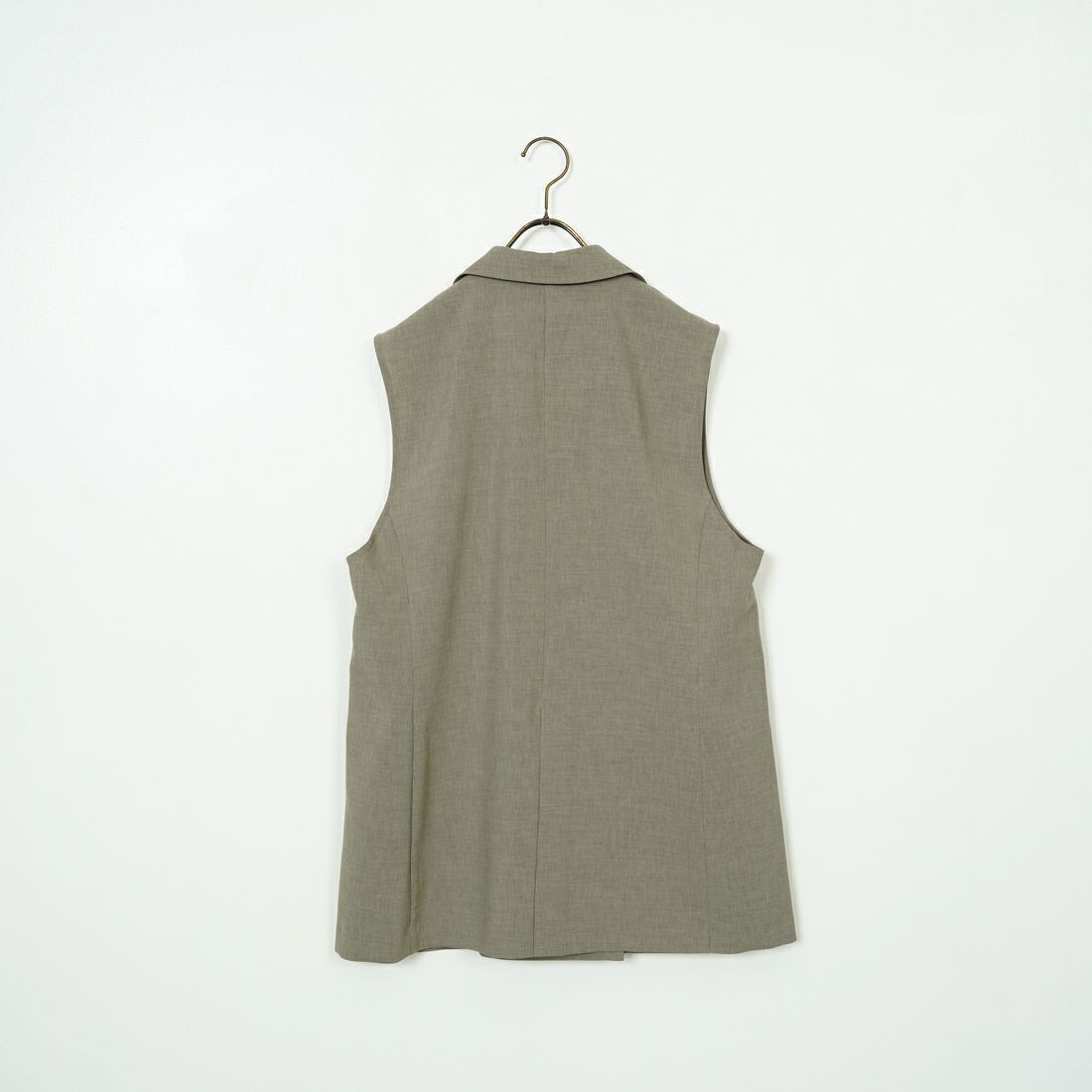 Jeans Factory Clothes [ジーンズファクトリークローズ] ミドルジレ [21254054] 001 ｸﾞﾚｰ