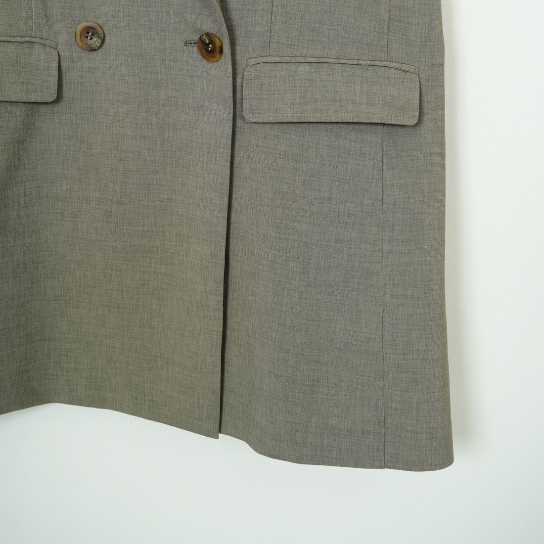 Jeans Factory Clothes [ジーンズファクトリークローズ] ミドルジレ [21254054] 001 ｸﾞﾚｰ