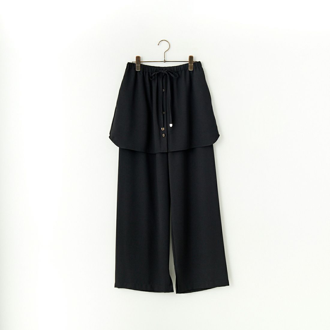 CHIGNON [シニヨン] シャツテールスカートパンツ [3651-025MK] BLACK