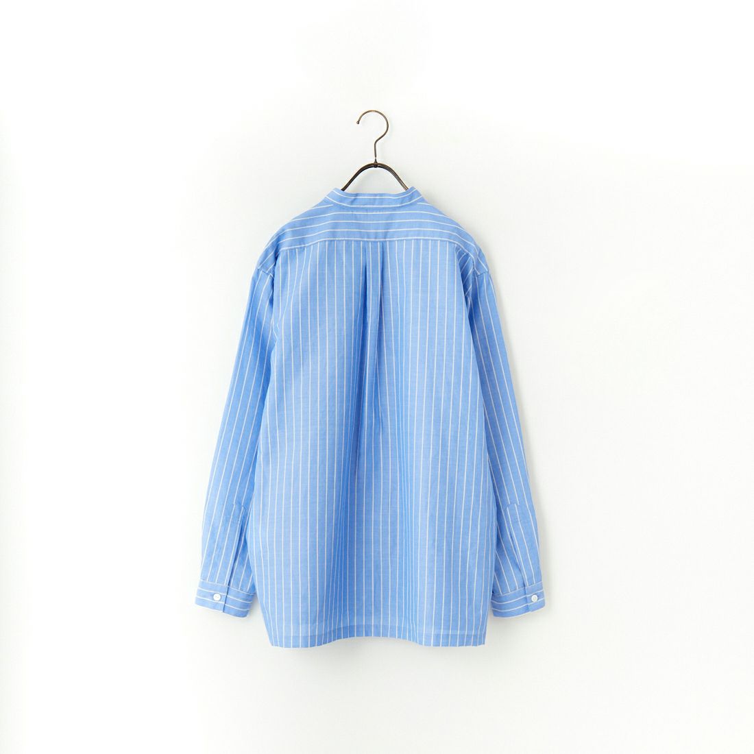 STILL BY HAND [スティルバイハンド] コットンラミー プルオーバーシャツ [SH02251WM] BLUE ST