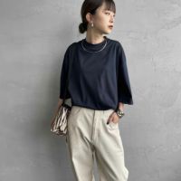 85 NAVY&&モデル身長：150cm 着用サイズ：F0&&
