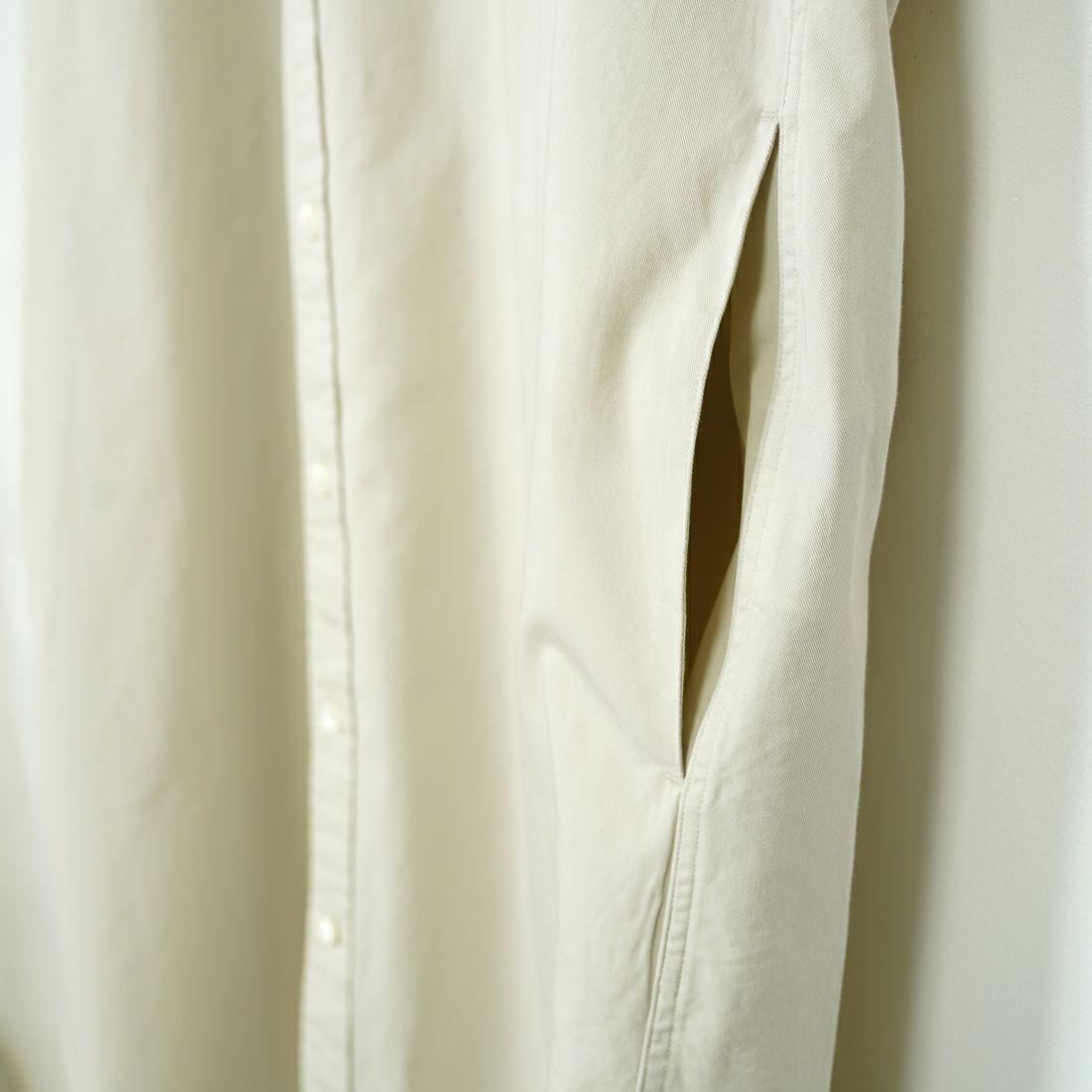 Gymphlex [ジムフレックス] バンドカラーシャツドレス [GY-G0064BIT] SAND BEIGE