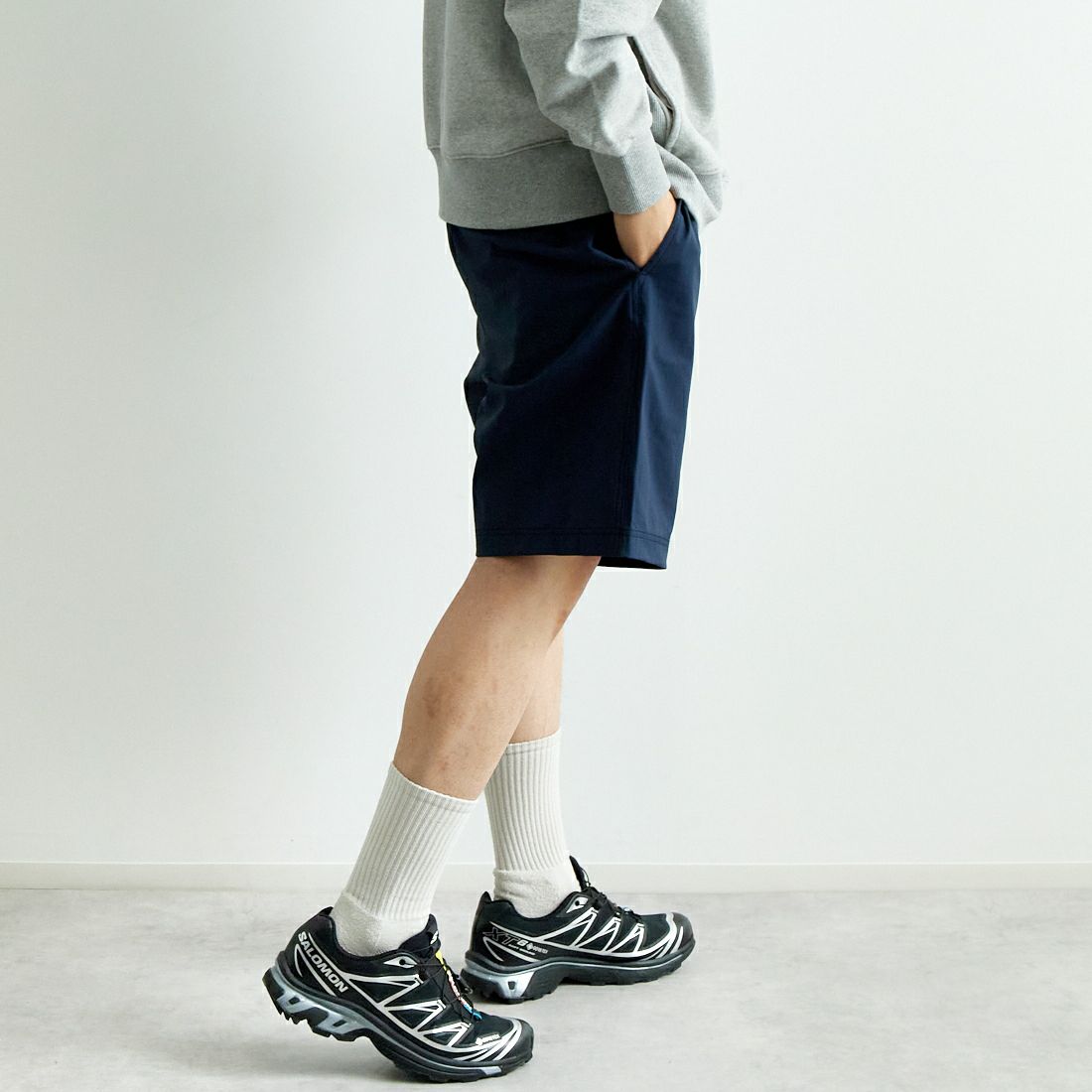 THE NORTH FACE [ザ ノースフェイス] ヴェイグラントショーツ [NB22582] UN &&モデル身長：179cm 着用サイズ：L&&