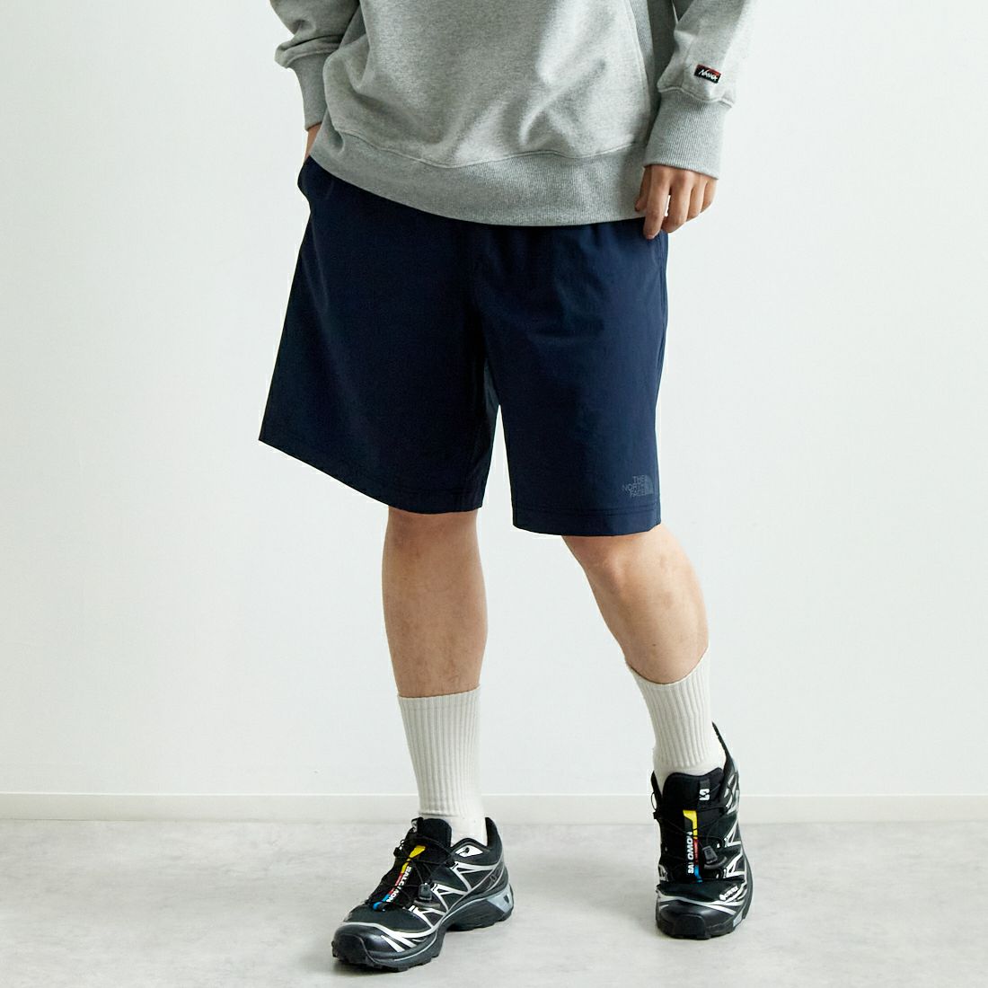 THE NORTH FACE [ザ ノースフェイス] ヴェイグラントショーツ [NB22582] UN &&モデル身長：179cm 着用サイズ：L&&