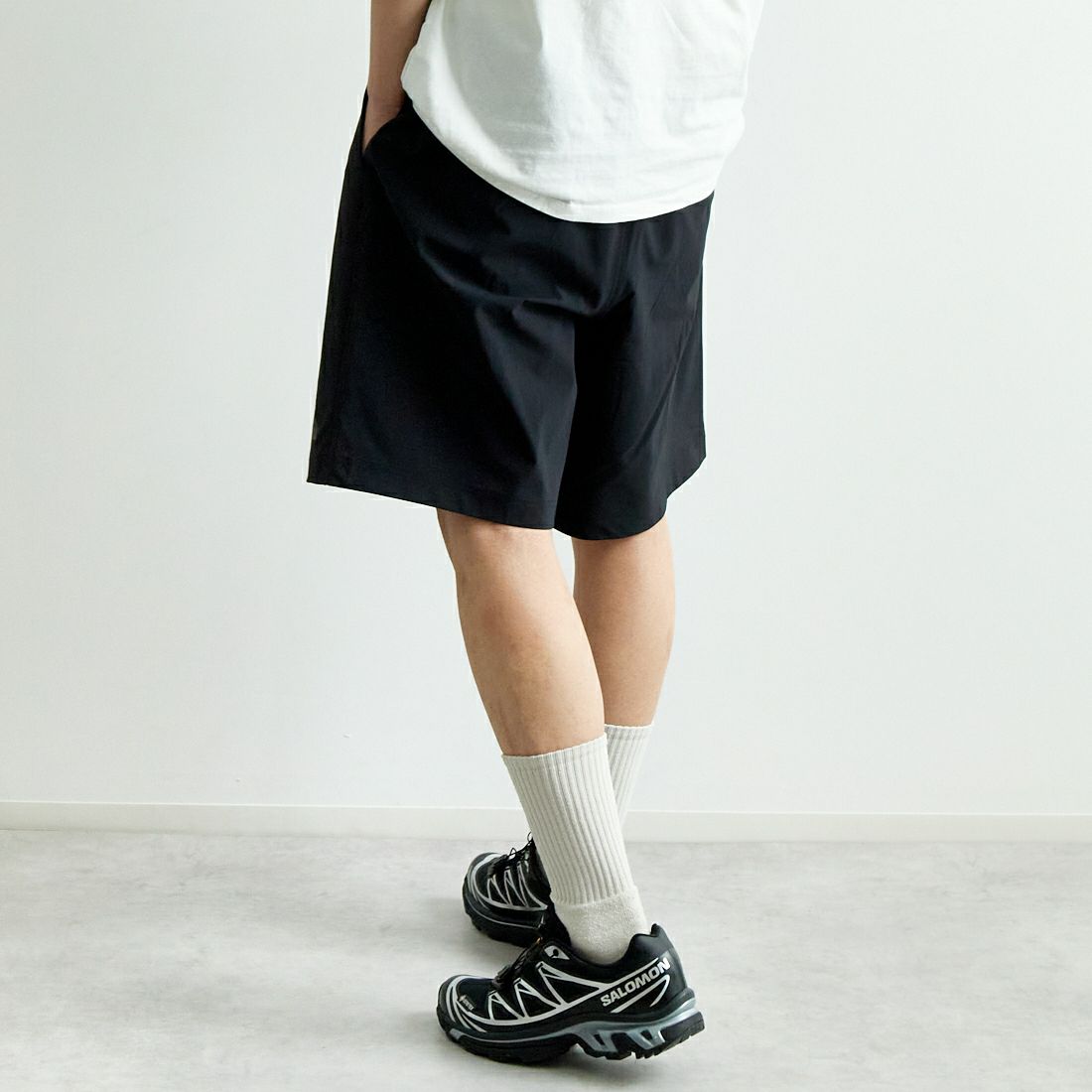 THE NORTH FACE [ザ ノースフェイス] ヴェイグラントショーツ [NB22582] K &&モデル身長：179cm 着用サイズ：XL&&