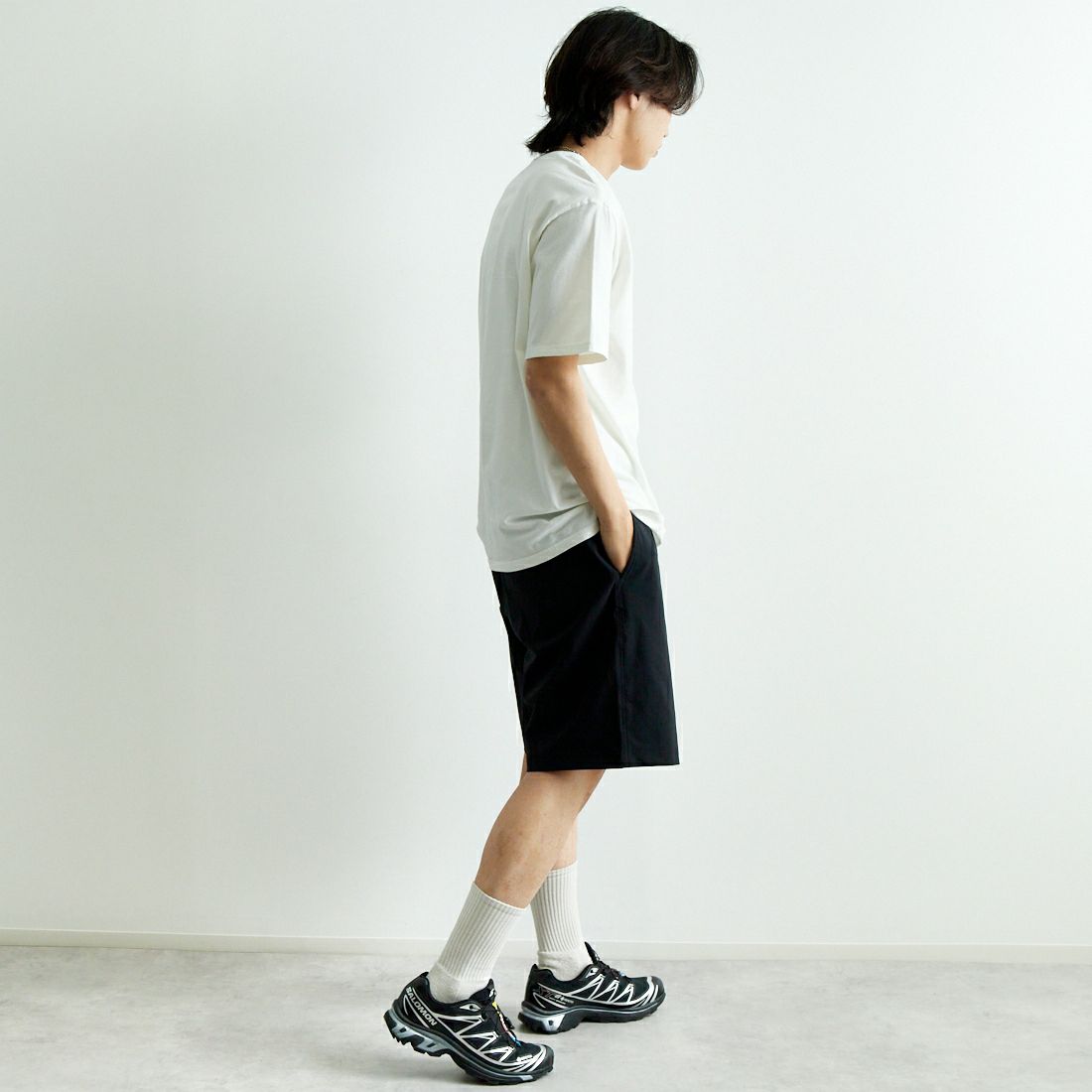 THE NORTH FACE [ザ ノースフェイス] ヴェイグラントショーツ [NB22582] K &&モデル身長：179cm 着用サイズ：XL&&