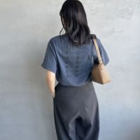06 GRAY&&モデル身長：160cm 着用サイズ：F0&&