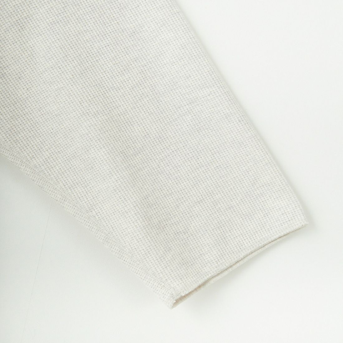 blurhms ROOTSTOCK [ブラームス ルーツストック] 別注 ラフ&スムース サーマル オーバーネック 7分袖Tシャツ [BROOTS24SJF01S25] OATMEAL