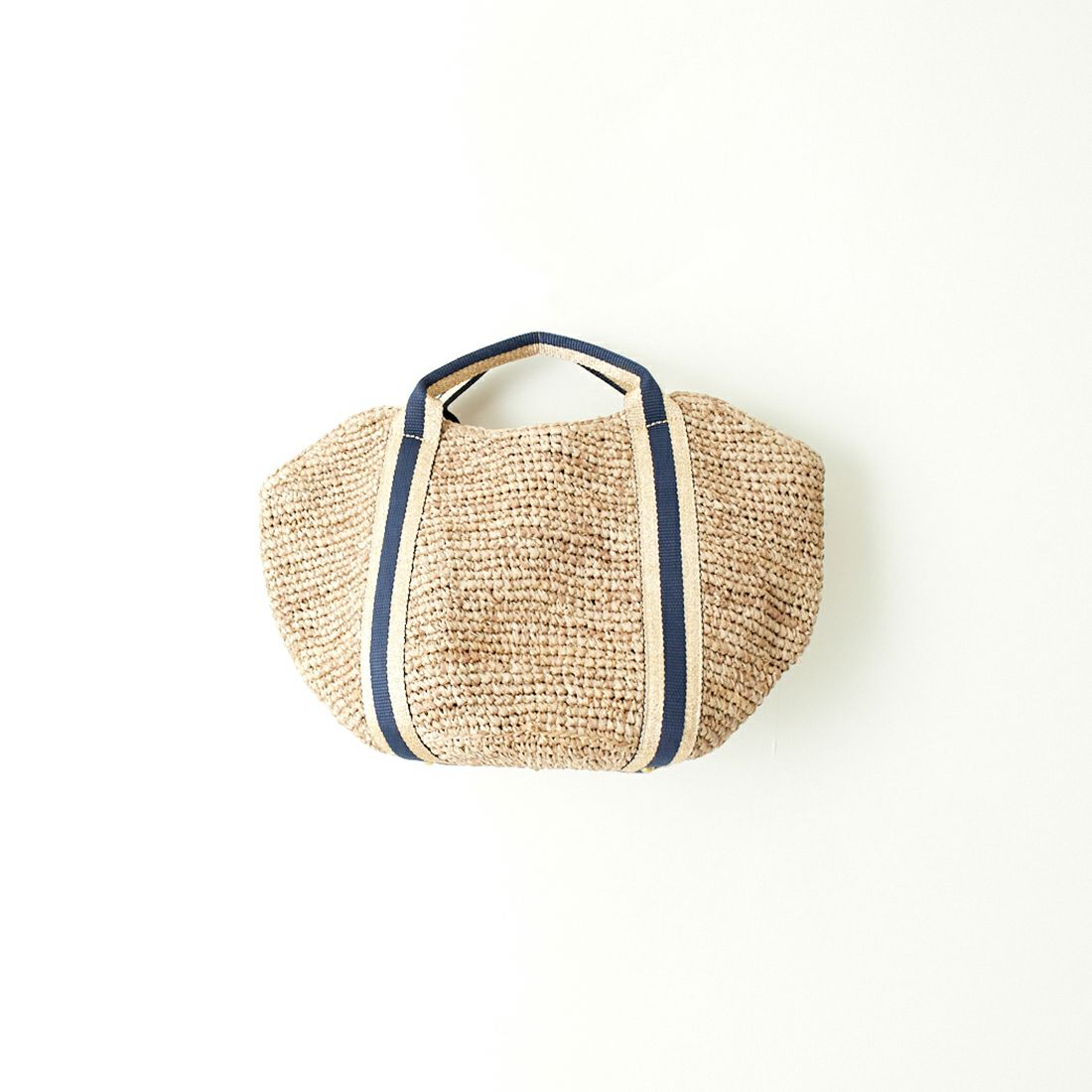 VIOLAd'ORO [ヴィオラドーロ] SANDRO ラフィア カゴバッグ [V-8087] W.BRN/NVY