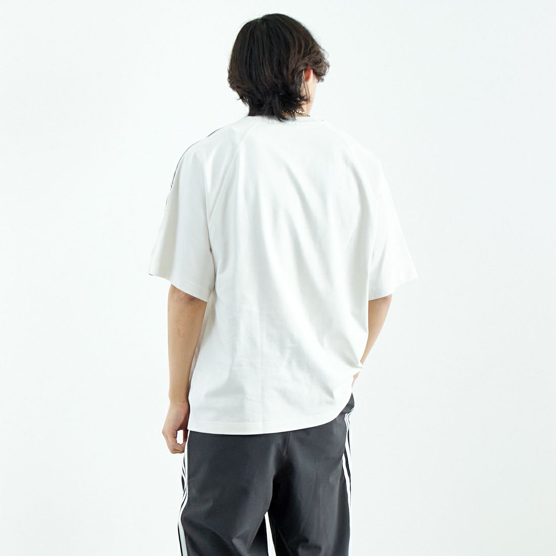adidas Originals [アディダス オリジナルス] 半袖Tシャツ [KKU16] JW1855 &&モデル身長：179cm 着用サイズ：L&&