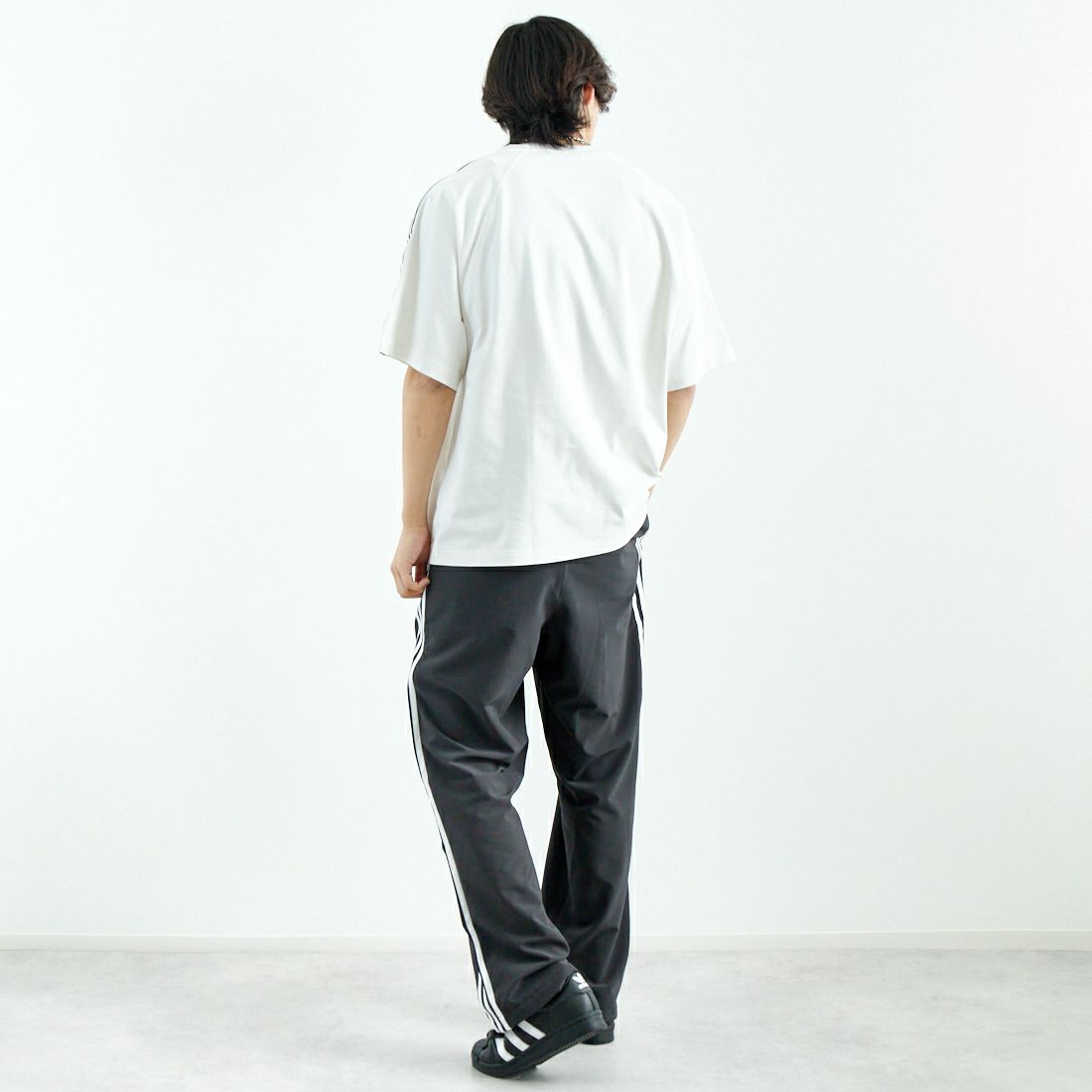 adidas Originals [アディダス オリジナルス] 半袖Tシャツ [KKU16] JW1855 &&モデル身長：179cm 着用サイズ：L&&