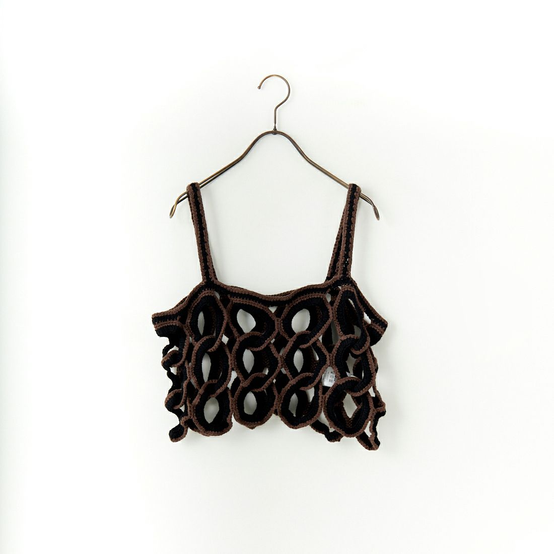 Jf Ready Made [ジェイエフレディメイド] サークルカギ針ビスチェ [12554-WG] BLACK/BEIG