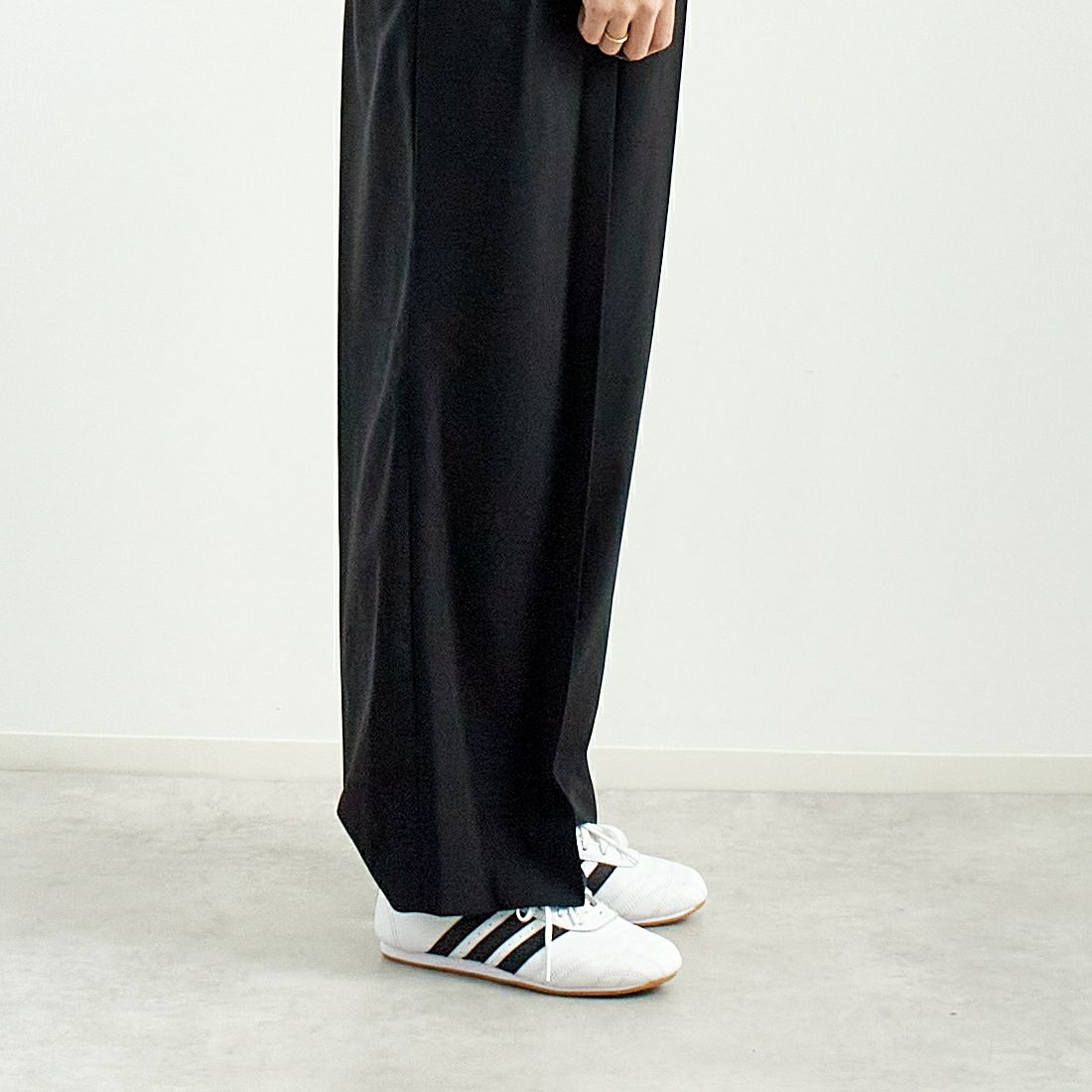 Jeans Factory Clothes [ジーンズファクトリークローズ] マーベルトパンツ [21254056] 004 ﾌﾞﾗｯｸ