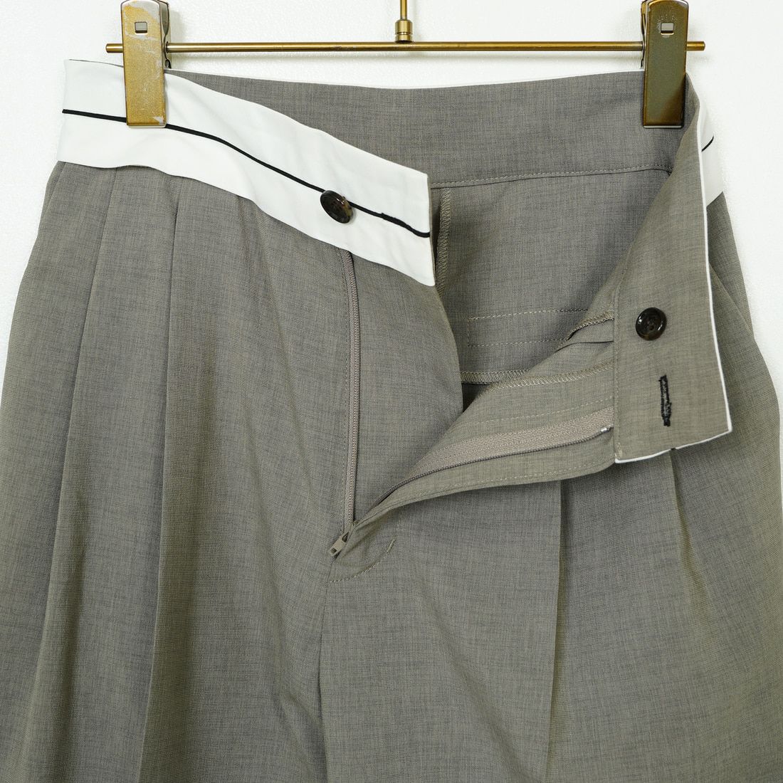 Jeans Factory Clothes [ジーンズファクトリークローズ] マーベルトパンツ [21254056] 001 ｸﾞﾚｰ