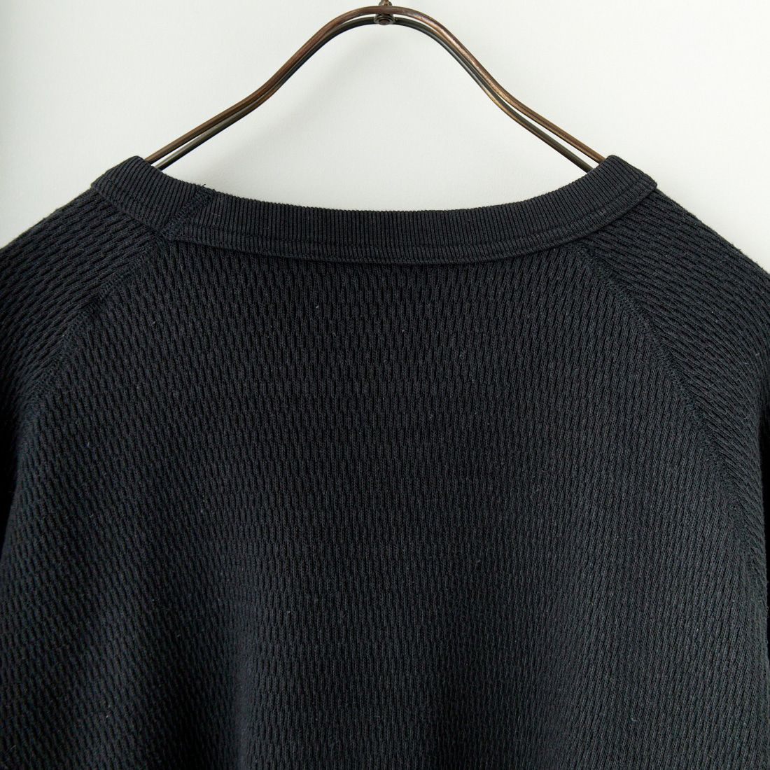 GOLD [ゴールド] ヘビーサーマルラグランシャツ [GL69483] 119 BLACK