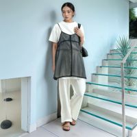 【 7/10 20:00〜！ SUMMER SALE 】CHIGNON (シニヨン）シアー キャミソールビスチェ CHIGNON [シニヨン] シアーチュニックキャミソール [1651-033MK