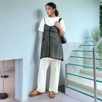 シニヨン　CHIGNON キャミチェニック　ベージュ 残りわずか！chignonシアーチュニックキャミ | セレクトショップ