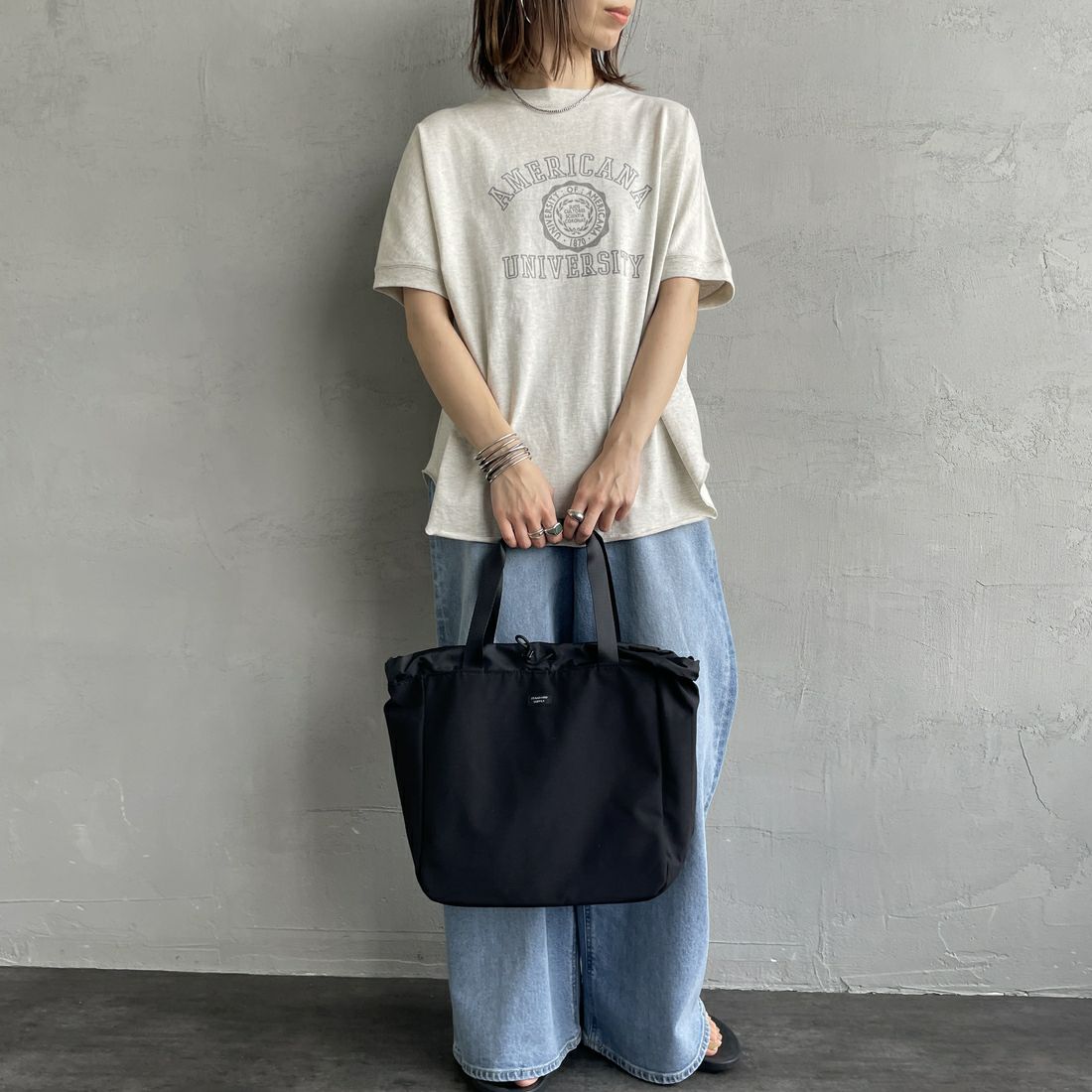 STANDARD SUPPLY [スタンダードサプライ] 2WAYドローストリングトートバッグ [4100615] 11 BLACK