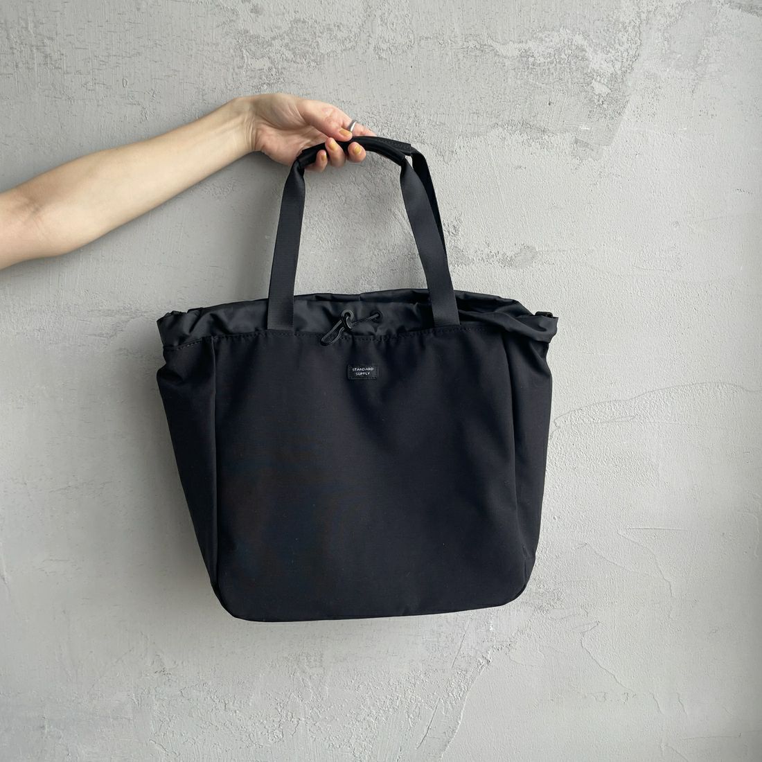 STANDARD SUPPLY [スタンダードサプライ] 2WAYドローストリングトートバッグ [4100615] 11 BLACK