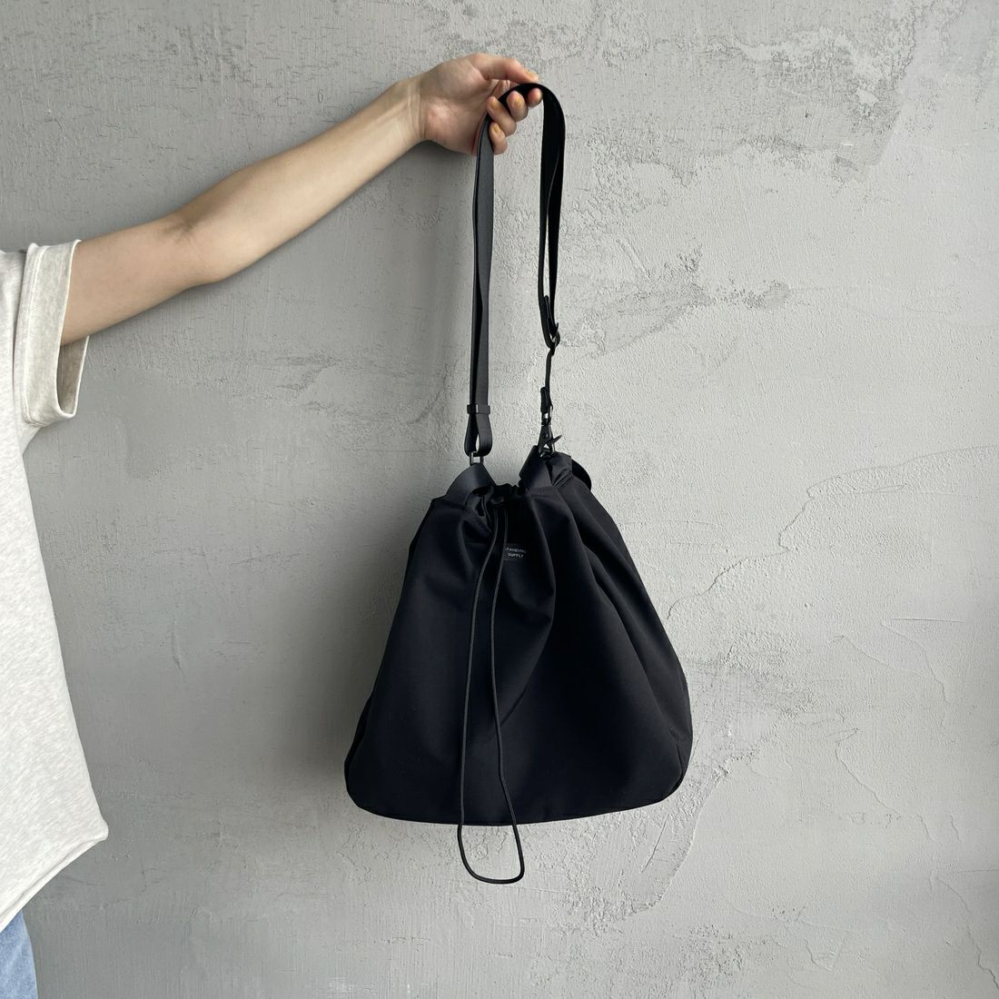 STANDARD SUPPLY [スタンダードサプライ] 2WAYドローストリングトートバッグ [4100615] 11 BLACK