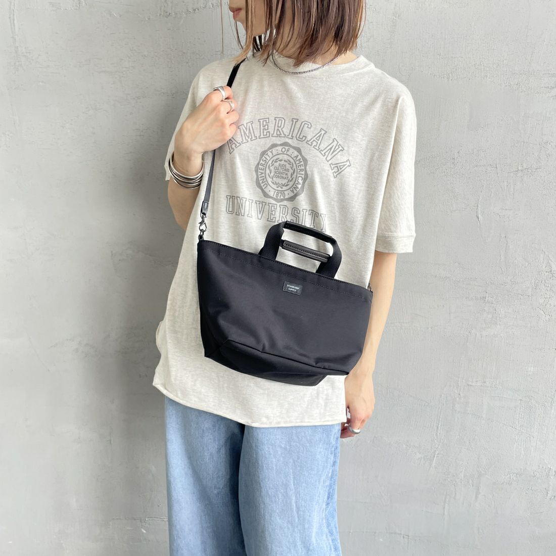 STANDARD SUPPLY [スタンダードサプライ] 2WAYビートートバッグ XS [4100605] 11 BLACK