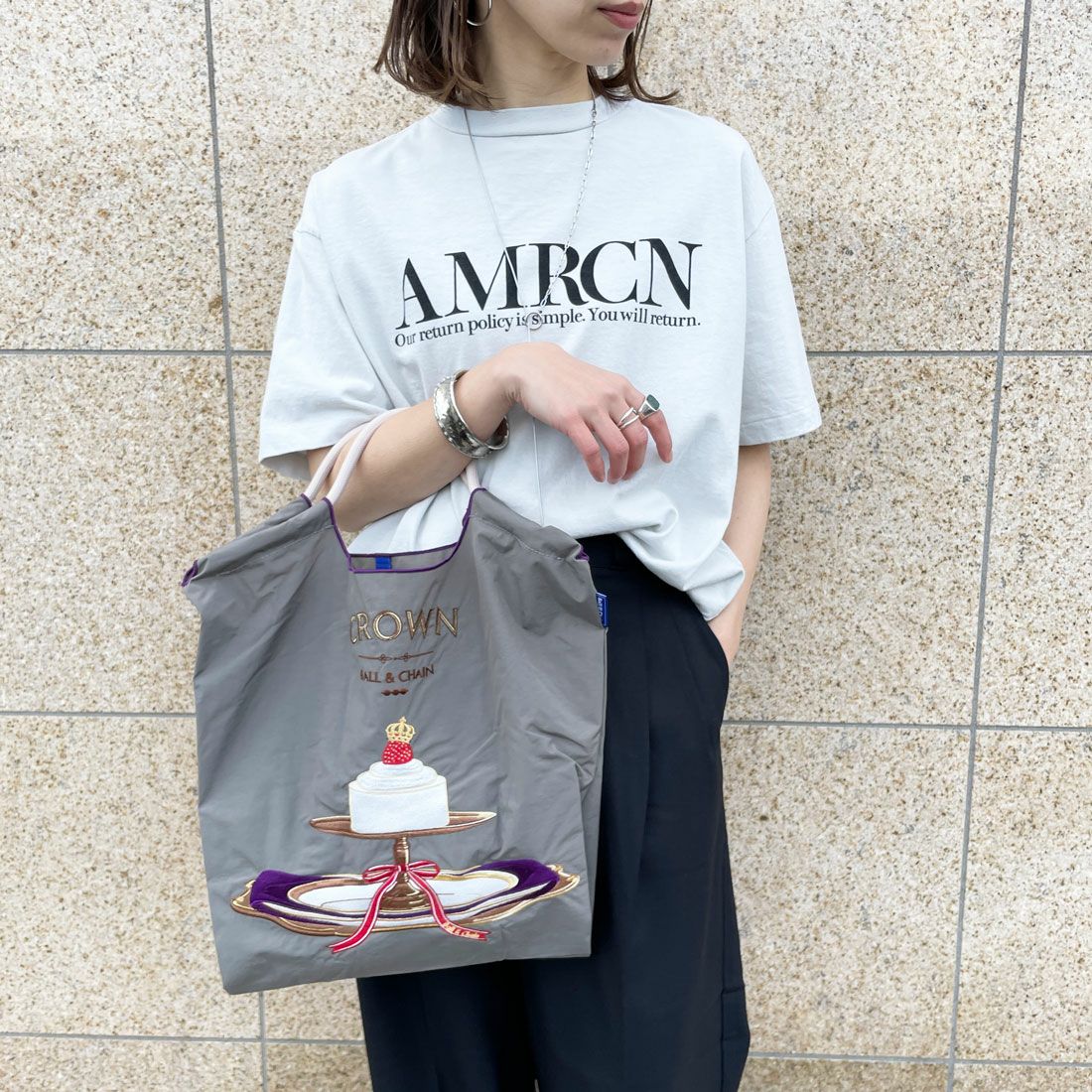 Ball&Chain [ボールアンドチェーン] エコバッグ STRAWBERRY CAKE [STRAWBERRY-CAKES] 30104385