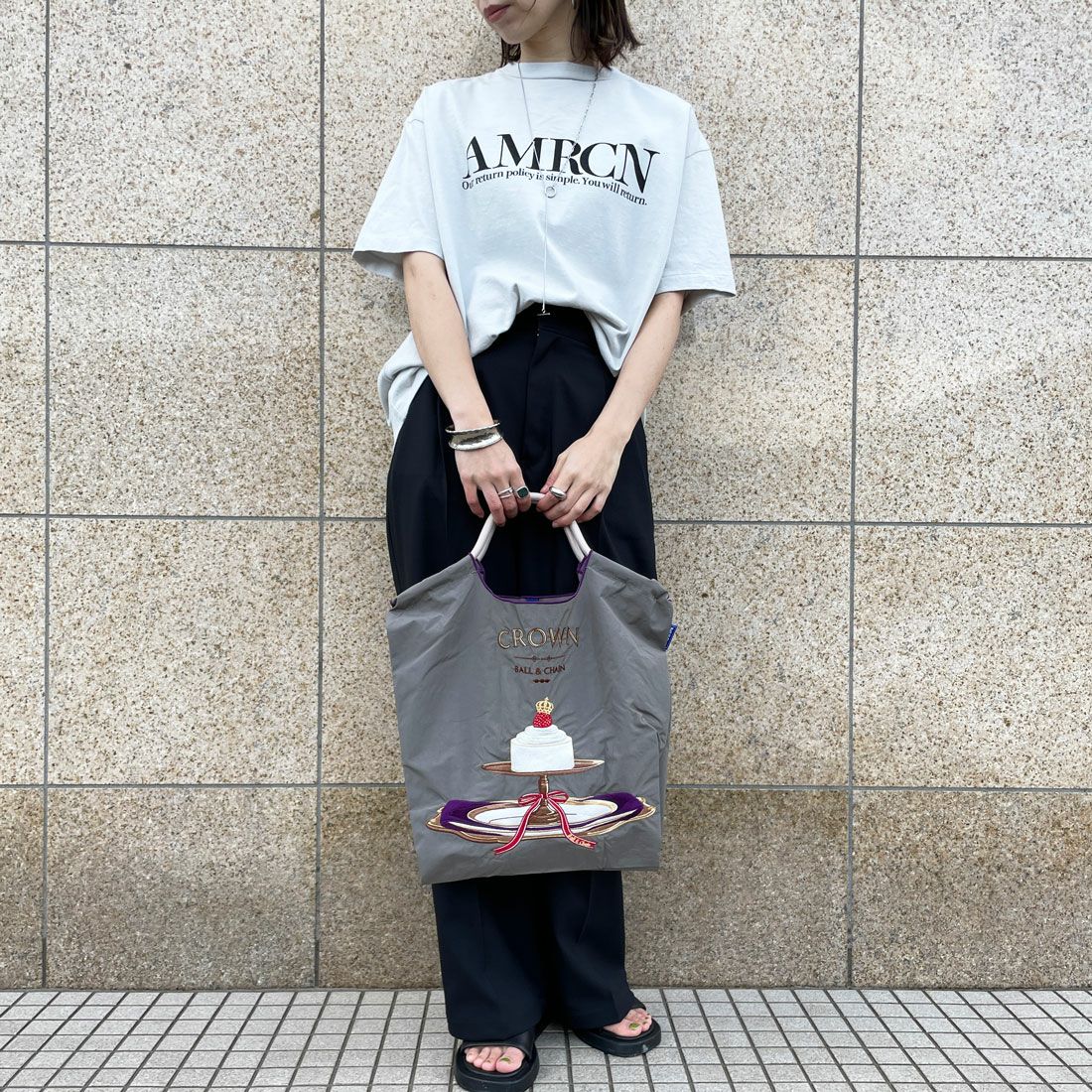 Ball&Chain [ボールアンドチェーン] エコバッグ STRAWBERRY CAKE [STRAWBERRY-CAKES] 30104385