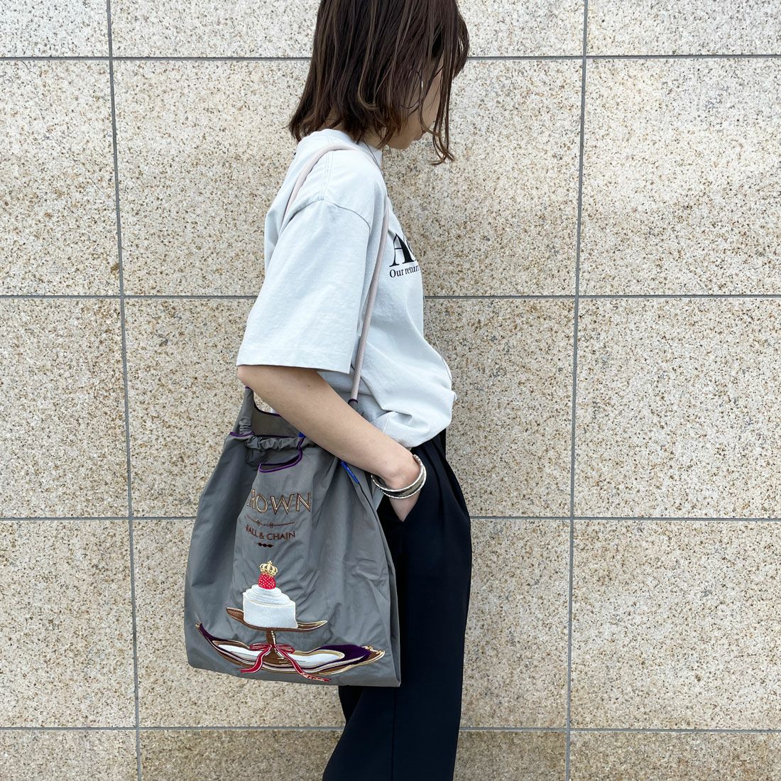 Ball&Chain [ボールアンドチェーン] エコバッグ STRAWBERRY CAKE [STRAWBERRY-CAKES] 30104385