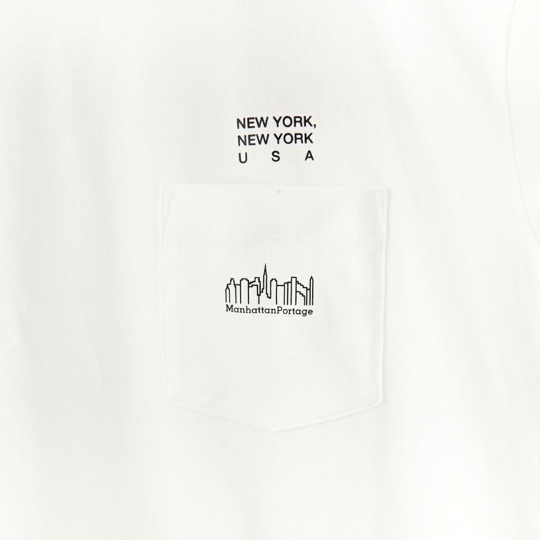 MANHATTAN PORTAGE [マンハッタンポーテージ] ショートスリーブプリントTシャツ [MP-M611] WHITE
