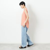 tumugu ツムグ スープレコットン天竺 裾ラウンド タンクトップ TC23116 日本製 tumugu:（ツムグ） | スープレコットン天竺 裾ラウンドタンク