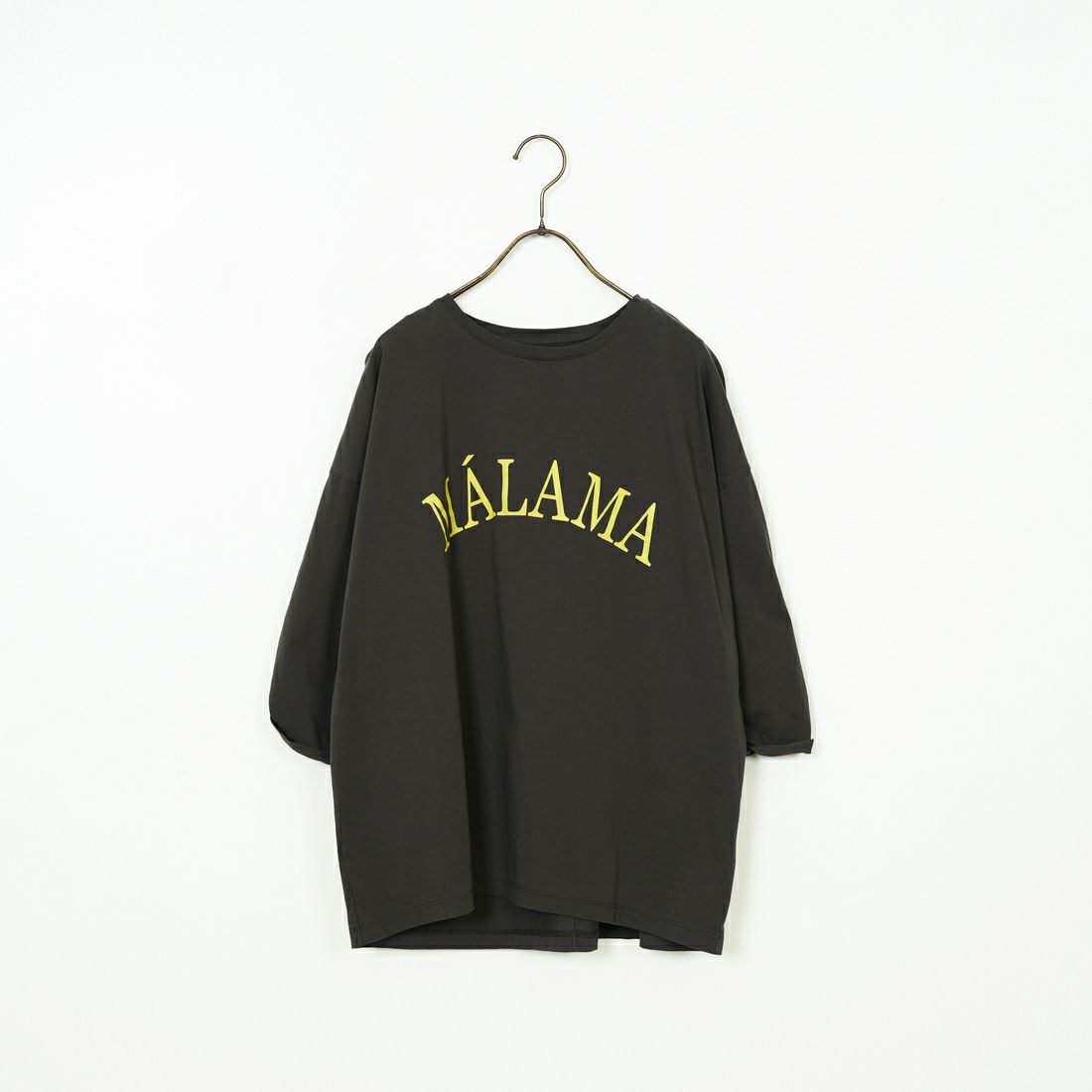 MICA&DEAL [マイカアンドディール] MALAMA ロゴプリントプルオーバー [0125109040] CHARCOAL