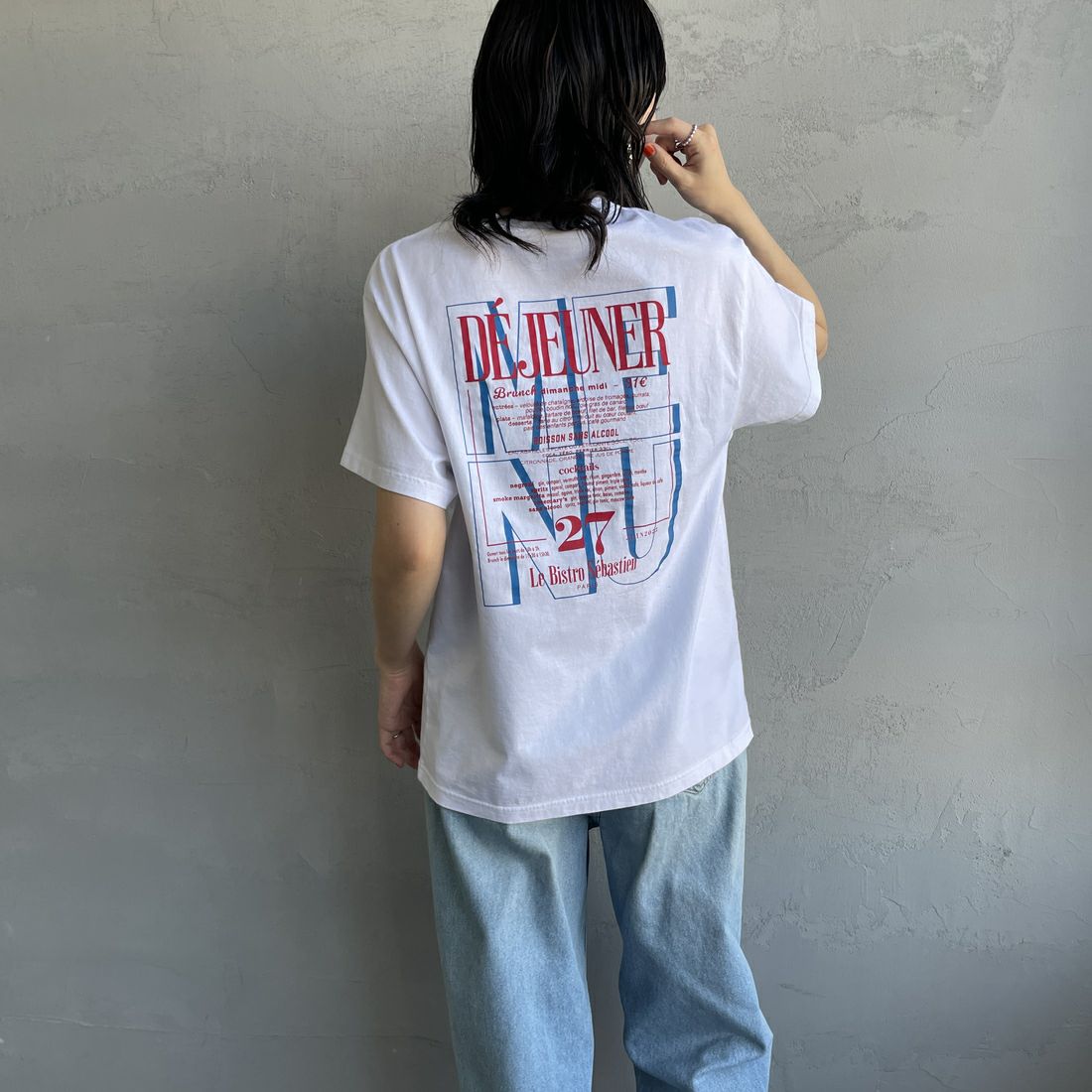 01 WHITE&&モデル身長：160cm 着用サイズ：F0&&