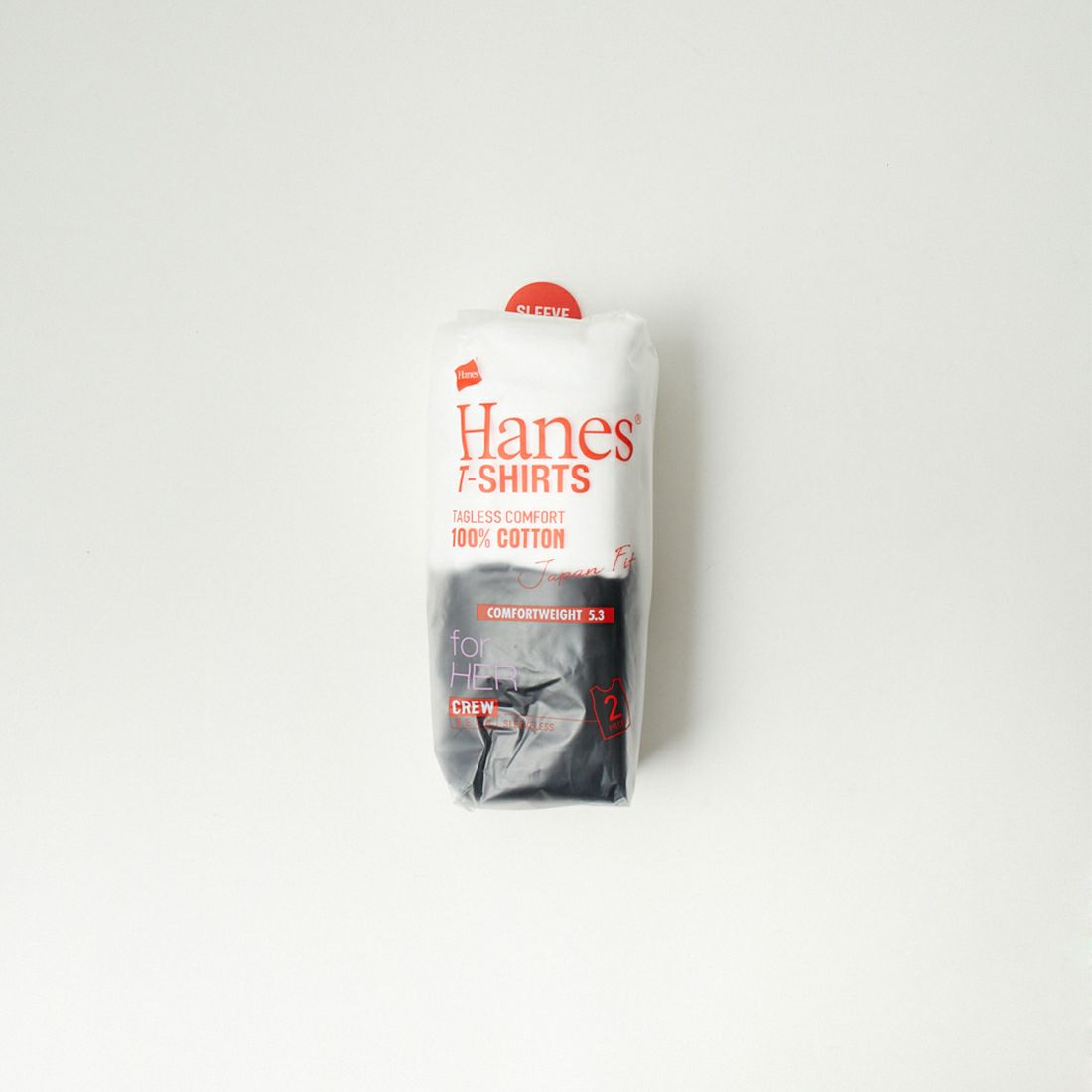 Hanes [ヘインズ] ウィメンズ ジャパンフィット 2枚組 スリーブレスTシャツ [HW5327]998 ｱｿｰﾄ