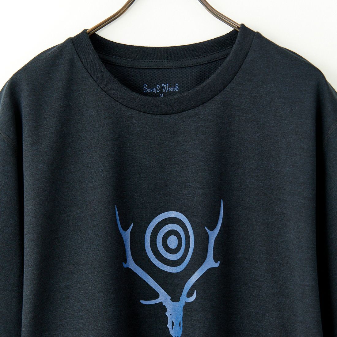 South2West8 [サウスツーウエストエイト] ショートスリーブクルーネックTシャツ [QV668] B BLACK