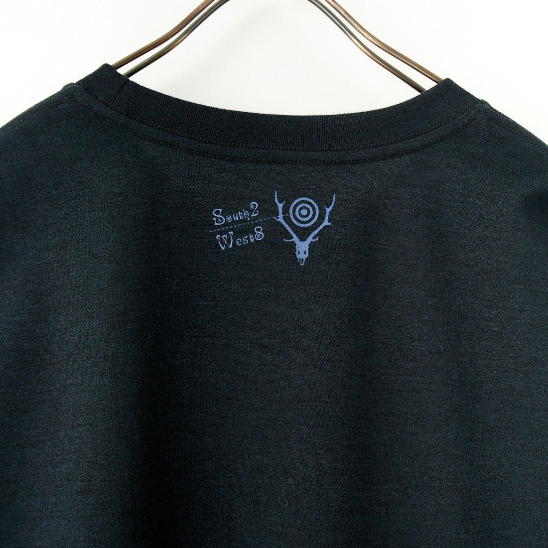 South2West8 [サウスツーウエストエイト] ショートスリーブクルーネックTシャツ [QV668] B BLACK