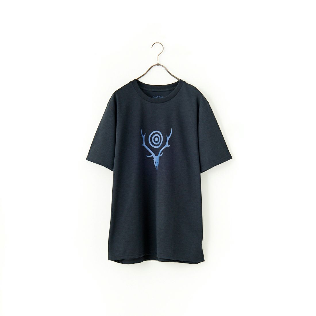 South2West8 [サウスツーウエストエイト] ショートスリーブクルーネックTシャツ [QV668] B BLACK