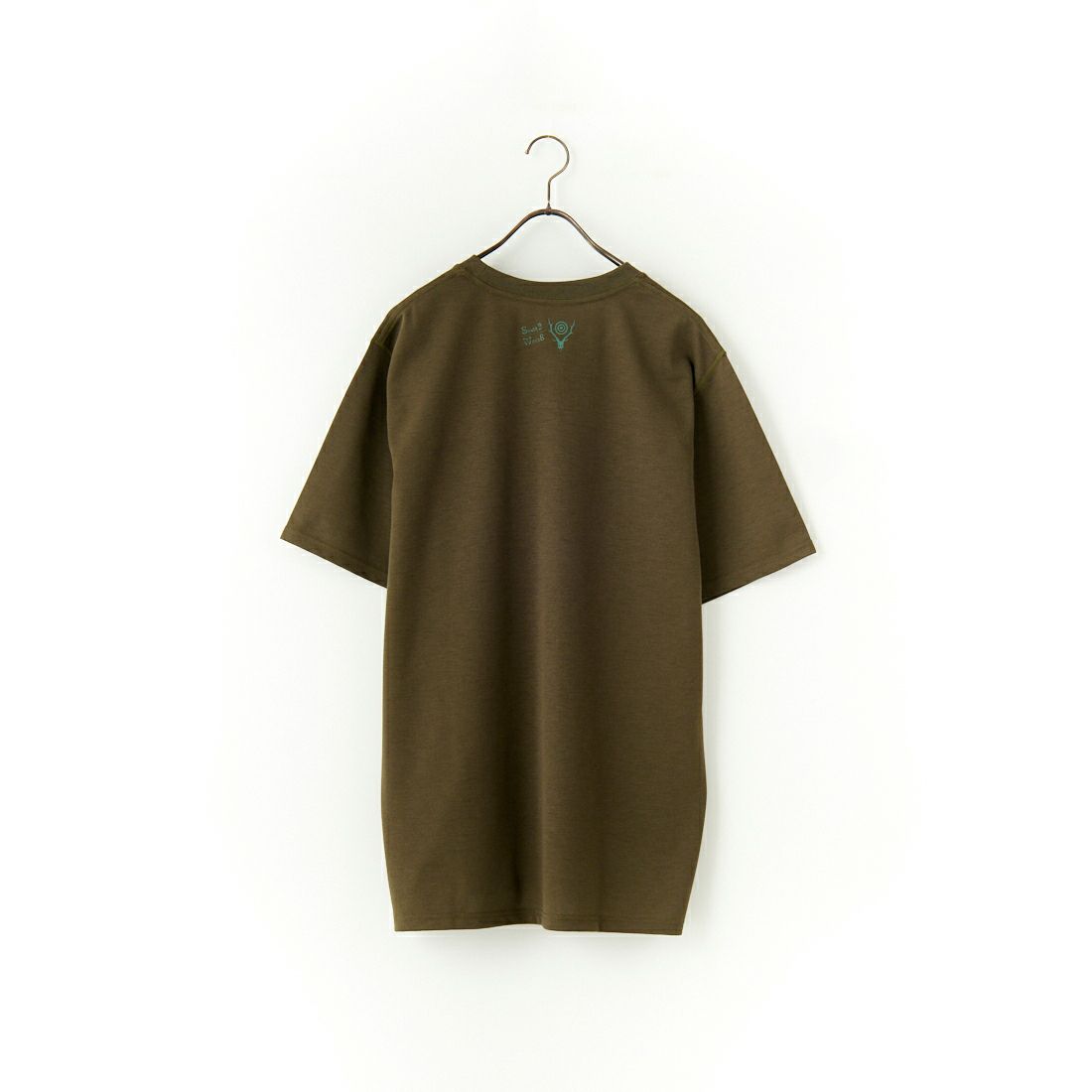 South2West8 [サウスツーウエストエイト] ショートスリーブクルーネックTシャツ [QV669] A OLIVE
