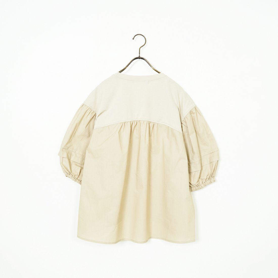 Maison de L'allure [メゾン ドゥ ラリュール] ドッキング袖ボリュームプルオーバー [M25112010] 07 GRAY