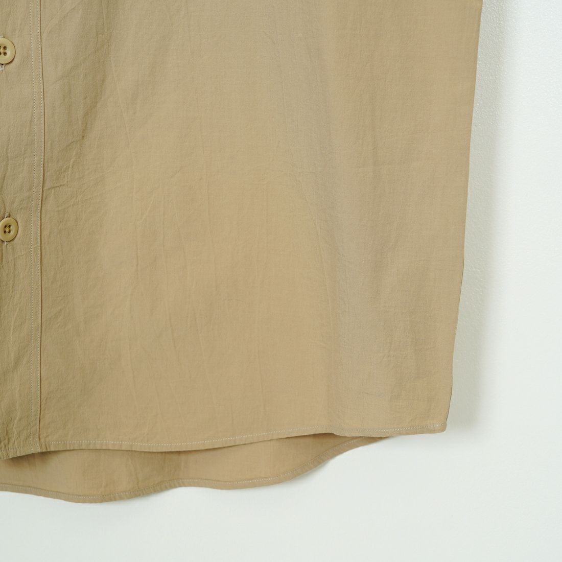 DANTON [ダントン] バンドカラーシャツ [DT-B0339MUG] BEIGE