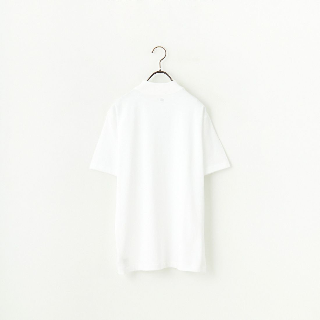 Hanes [ヘインズ] リングスパンUSコットン モックネックTシャツ [HM1-B204] 010 ﾎﾜｲﾄ