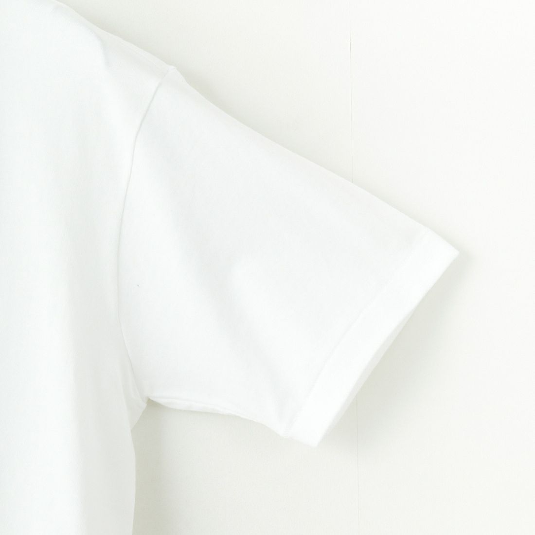 Hanes [ヘインズ] リングスパンUSコットン モックネックTシャツ [HM1-B204] 010 ﾎﾜｲﾄ