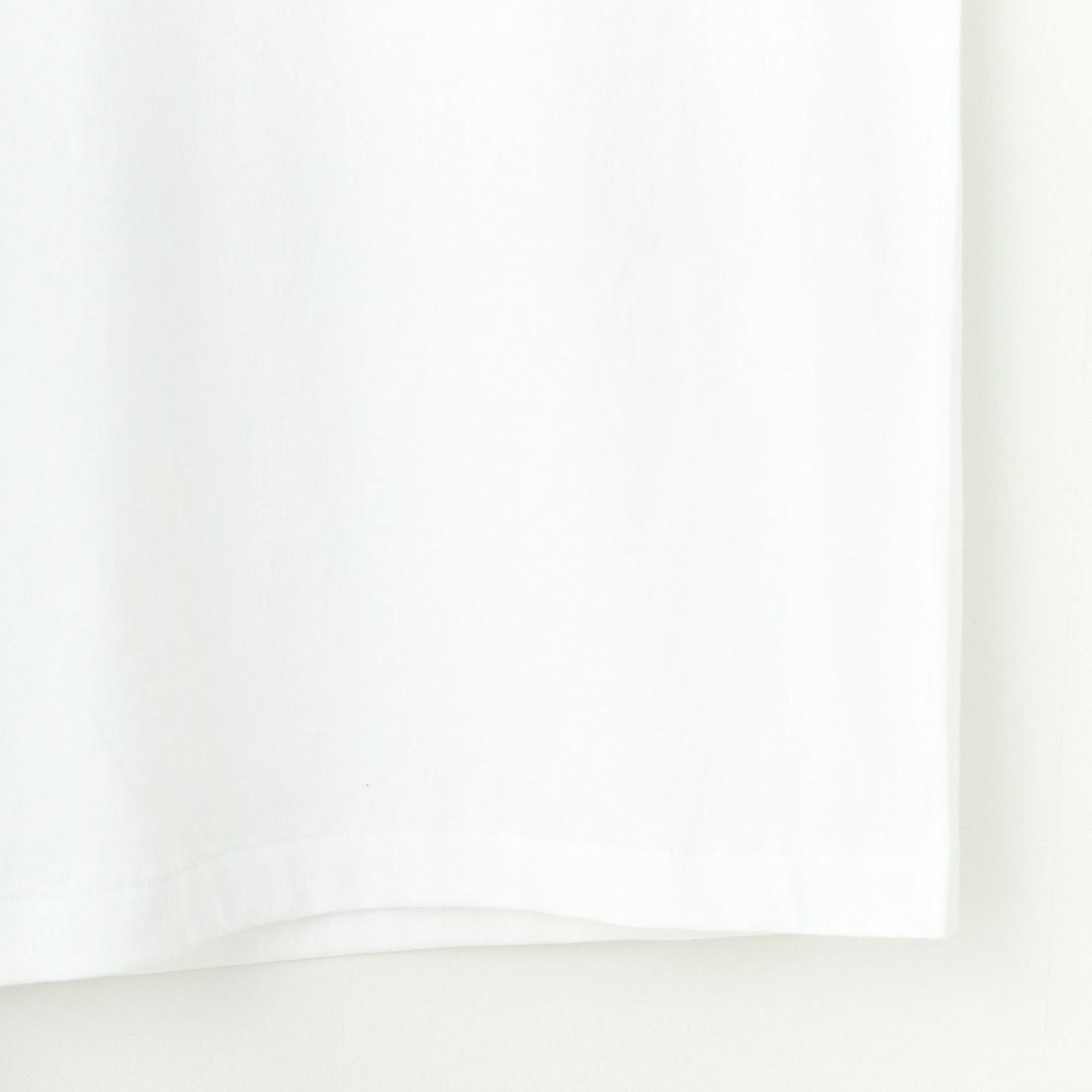 Hanes [ヘインズ] リングスパンUSコットン モックネックTシャツ [HM1-B204] 010 ﾎﾜｲﾄ