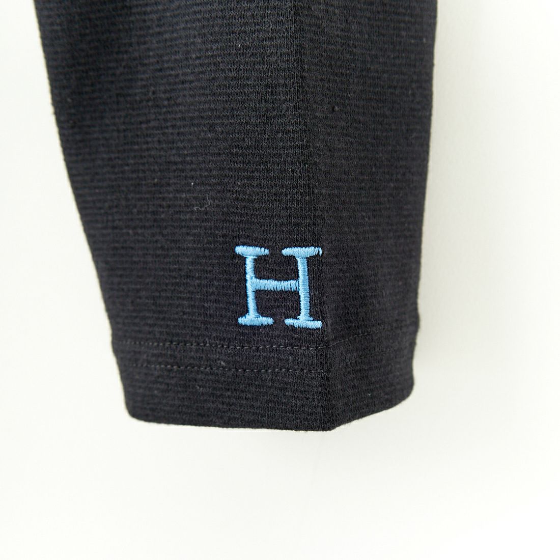 HOLLYWOOD RANCH MARKET [ハリウッドランチマーケット] ストレッチフライス ハーフスリーブTシャツ [1004664] BLACK