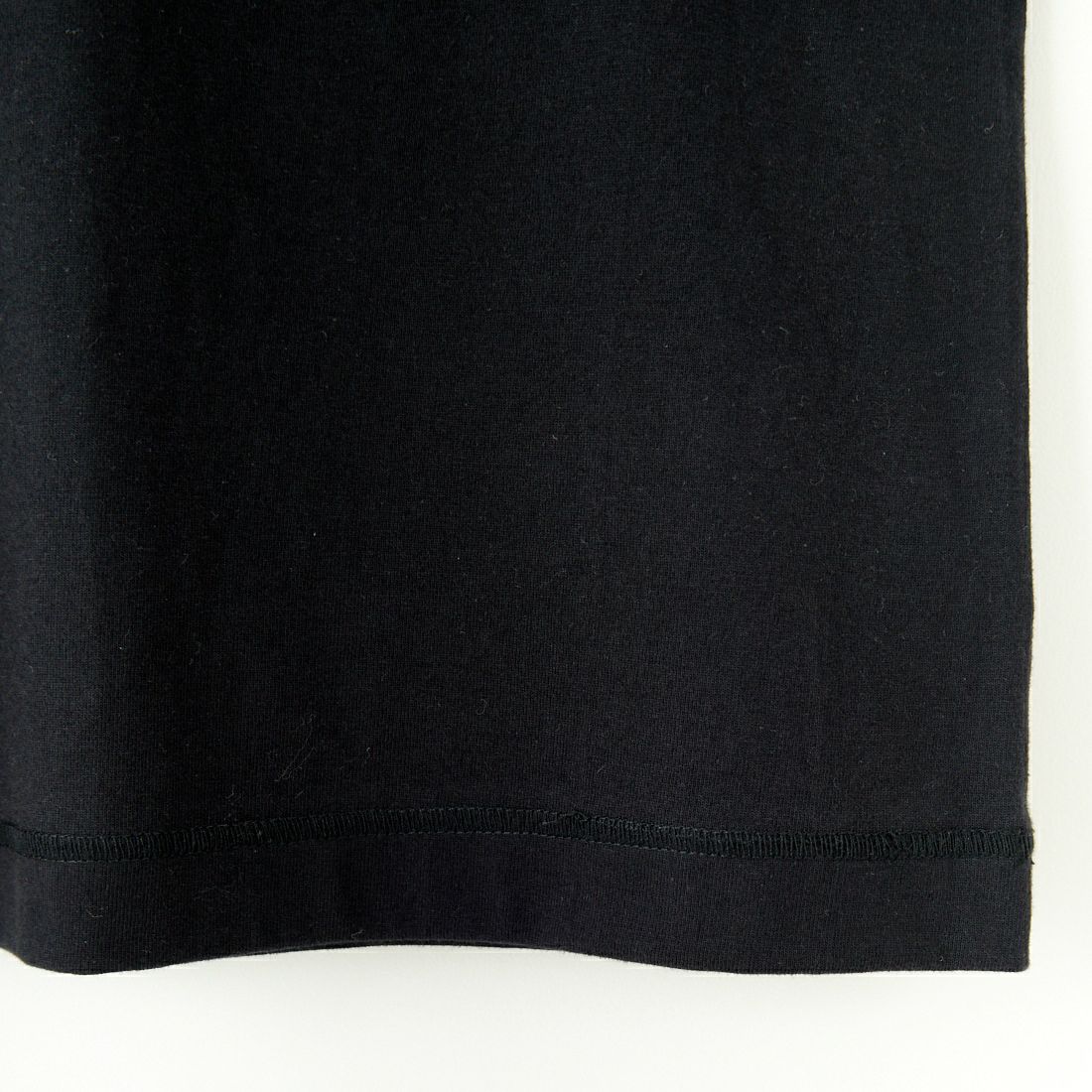 Health knit [ヘルスニット] 別注 ビッグシルエット ヘンリーネックTシャツ [HR25S-M121-JF] BLACK